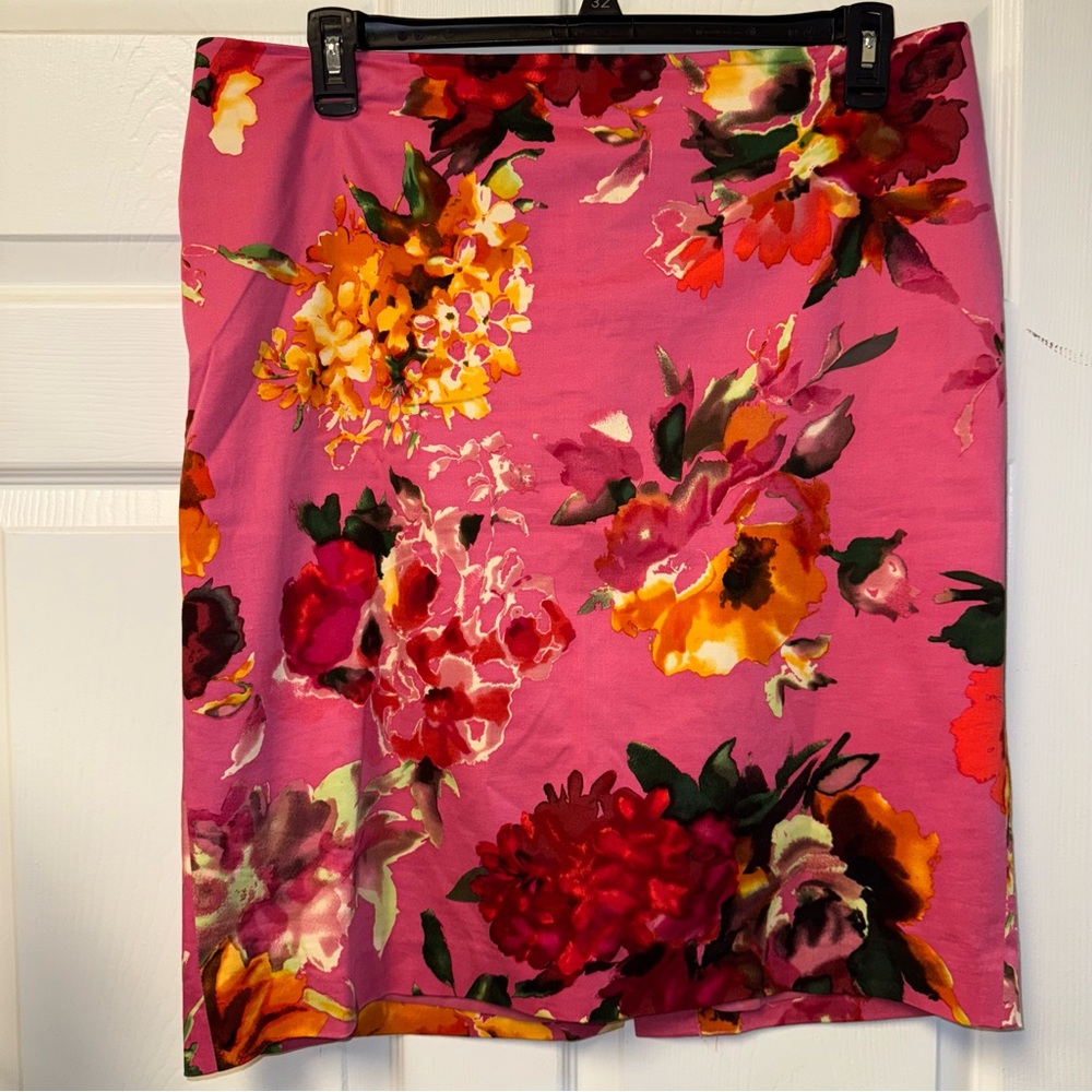 Talbots classic‎ Pencil Skirt in Floral 16